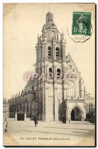 Cartes postales Chateau Blois Cathedrale Saint Louis