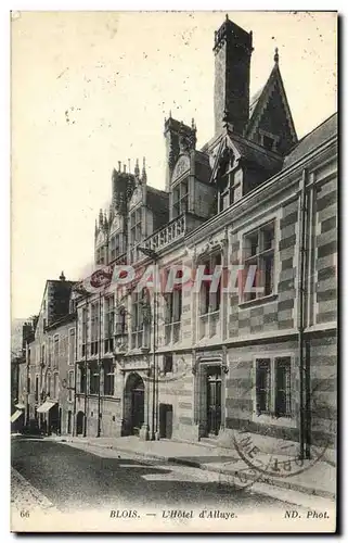 Cartes postales Blois L Hotel d Alluye