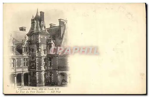 Ansichtskarte AK Blois Chateau de Blois Aile de Louis XII Le tour du petit escalier