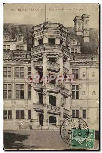 Ansichtskarte AK Blois Le Chateau Escalier d honneur Francois 1er