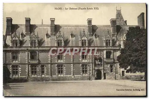 Ansichtskarte AK Blois Le Chateau Facade Louis Xll