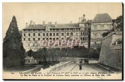 Cartes postales Chateau de Blois Aile Francois l er et aile Gaston d Orleans