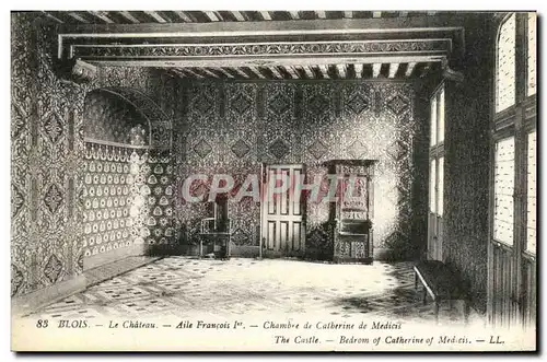 Ansichtskarte AK Blois Le Chateau Aile Francois l er Chambre de Catherine de Medicis