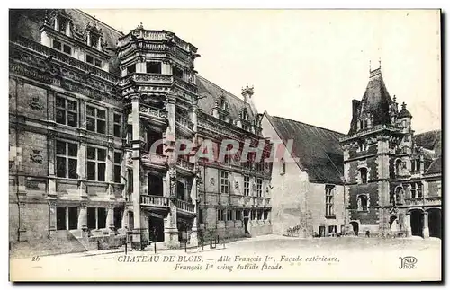 Ansichtskarte AK Chateau de Blois Aile Francois l er Facade exterieure