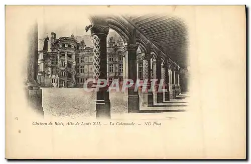 Ansichtskarte AK Chateau de Blois Aile de Louis Xll La Colonnade