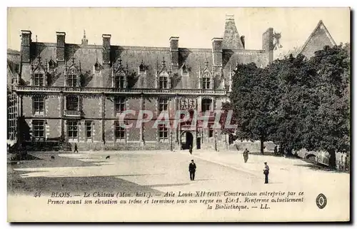 Cartes postales Blois Le Chateau Aile Louis Xll