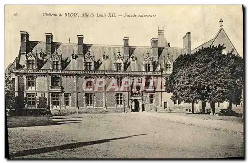 Ansichtskarte AK Chateau de Blois Aile de Louis Xll Facade exterieure