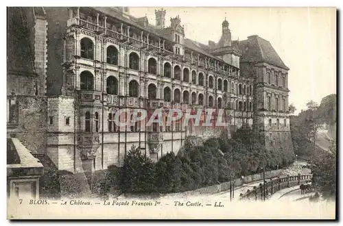 Cartes postales Blois Le Chateau La Facade Francois 1er