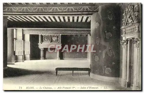 Cartes postales Blois De Chateau Aile Francois 1er Salon d honneur