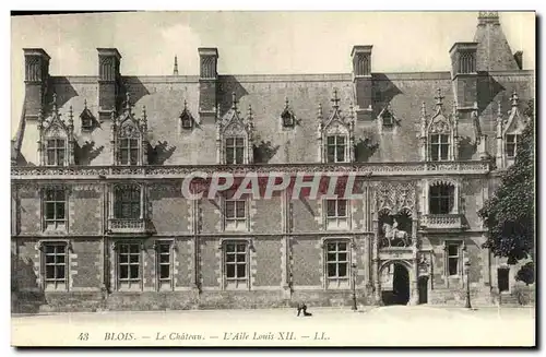 Cartes postales Blois De Chateau Aile Louis XII