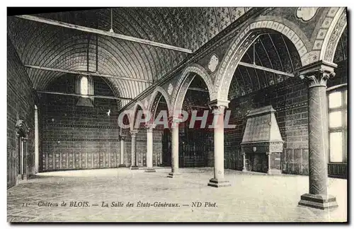 Cartes postales Blois De Chateau La Salle des Etats Generaux