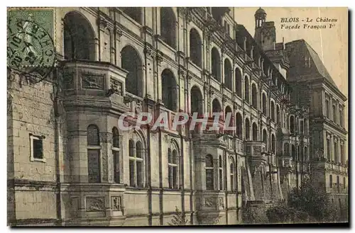 Cartes postales Blois De Chateau Vue de la Facade Francois 1er