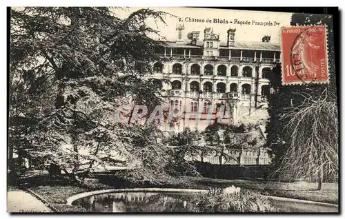 Cartes postales Blois De Chateau Facade Francois 1er