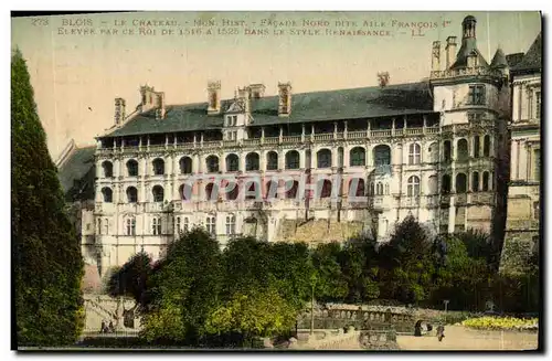 Ansichtskarte AK Blois De Chateau Facade Aile Francois 1er
