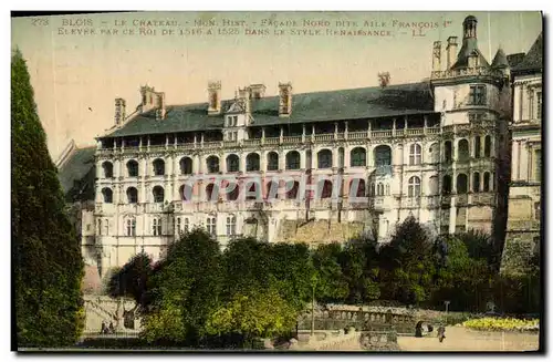 Cartes postales Blois De Chateau Facade Aile Francois 1er