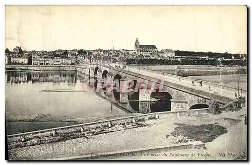 Ansichtskarte AK Blois Vue Prise du Faubourg de Viennne