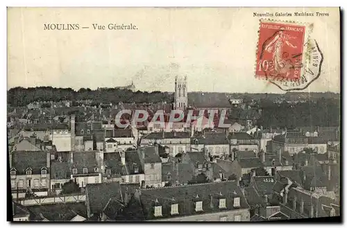 Cartes postales Moulins Vue Generale