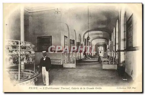 Cartes postales Vichy L Etablissement Thermal Galerie de la Grande Grille