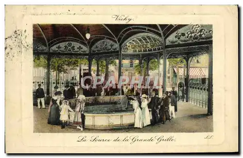 Cartes postales Vichy La source de la Grande Grille