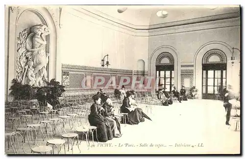 Cartes postales Vichy Le Parc Salle de Repos Interieur