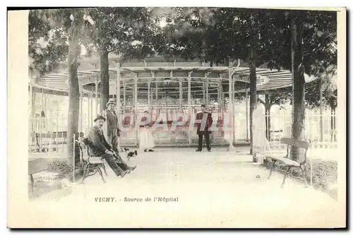 Cartes postales Vichy Source de l Hopital