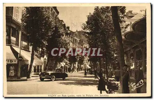 Ansichtskarte AK Vichy Rue Lucas vers le Palais des Sources