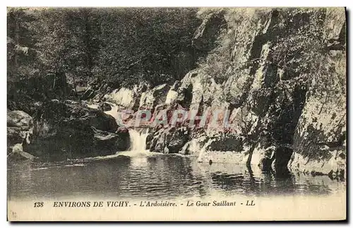 Cartes postales Environs de Vichy L Ardoisiere Le Gour Saillant