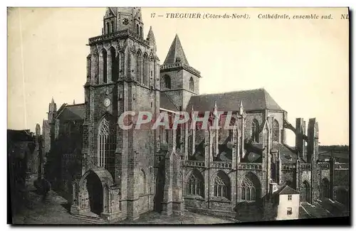 Ansichtskarte AK Treguier Cathedrale Ensemble Sud