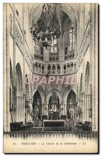 Cartes postales Treguier Le Choeur de la Cathedrale