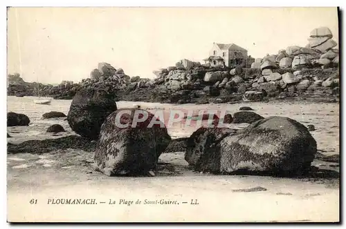 Ansichtskarte AK Ploumanch La Plage de Saint Guirec