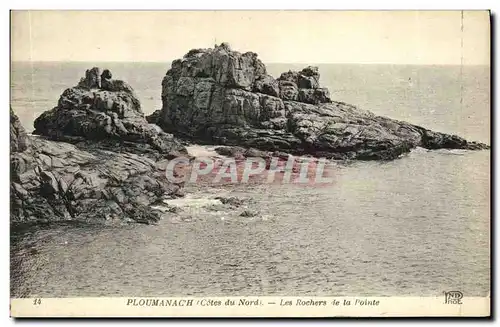 Ansichtskarte AK Ploumanch Les Rochers de La Pointe