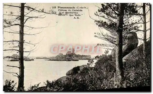 Ansichtskarte AK Ploumanch Chateau de Costaeres ou Sienkiewicz ecrivit Quo Vadis