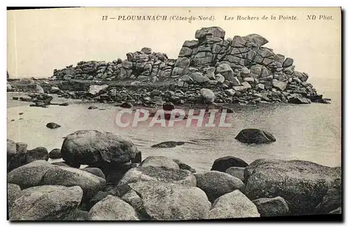 Cartes postales Ploumanch Les Rochers de la Pointe