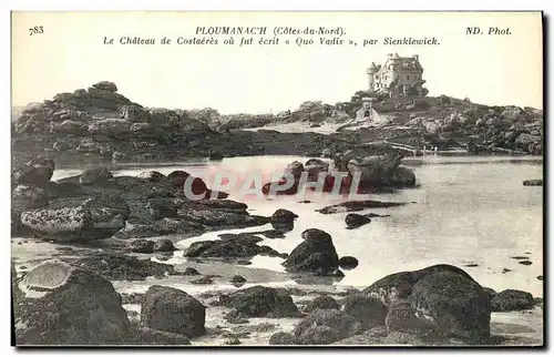 Ansichtskarte AK Ploumanch La Chateau de Costaeres ou fut ecrit Quo Vadis par Sienkiewick