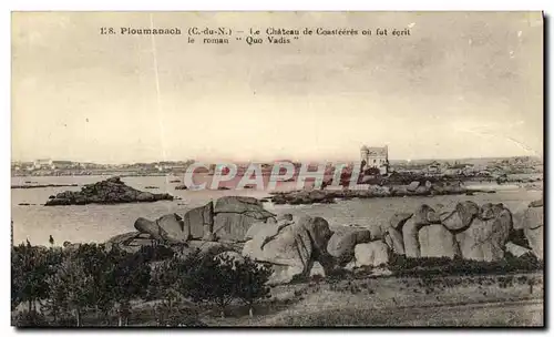 Cartes postales Ploumanch Le Chateau de Coasteeres ou Fut Quo Vadis