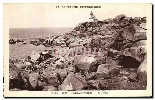 Cartes postales Ploumanch Le Phare