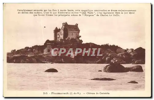 Cartes postales Ploumanch Chateau de Costaeres