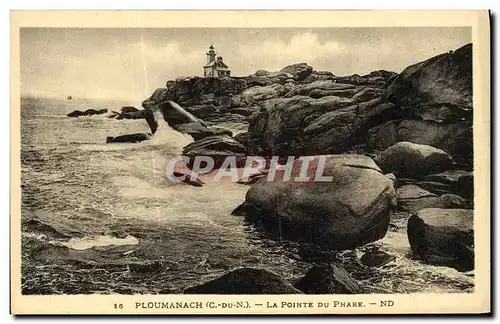 Ansichtskarte AK Ploumanch La Pointe Du Phare