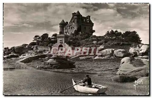 Cartes postales Ploumanch Chateau de Costaeres ou fut ecrit Quo Vadis