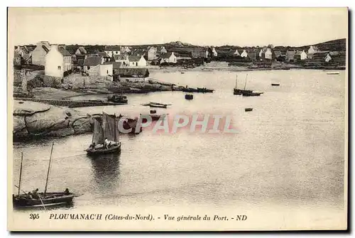 Cartes postales Ploumanach Vue Generale du Port