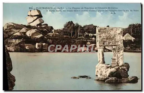 Cartes postales Ploumanach Le Chapeau de Napoleon et L Oratoire de St Guirec