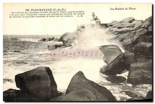 Cartes postales Ploumanach Les Rochers du Phare