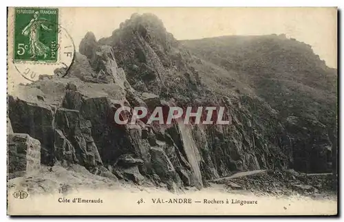 Cartes postales Val Andre rochers a Lingouare