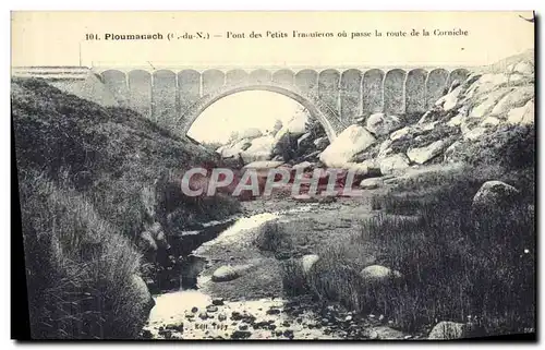 Ansichtskarte AK Ploumanach Pont des Perits Traouieros ou passe la route de la Corniche