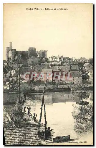 Cartes postales Billy L Etang et le Chateau