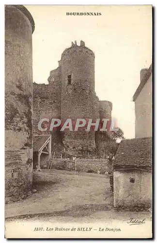 Ansichtskarte AK Les Ruines de Billy Le Donjon