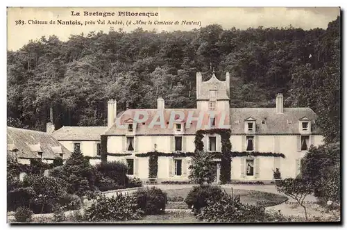 Cartes postales Chateau de Nantois pres Val Andre a Mme la comtesse de Nantois