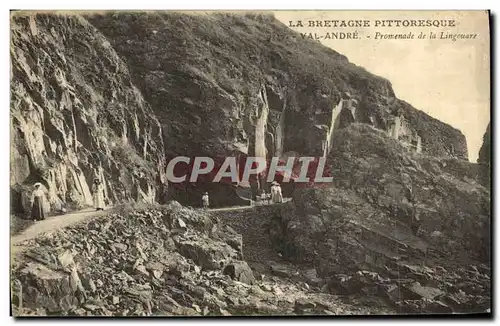 Cartes postales Val Andre Promenade de la Lingouare