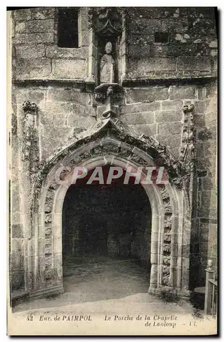 Ansichtskarte AK Environs de Paimpol Le Porche de la Chapelle de Lanloup