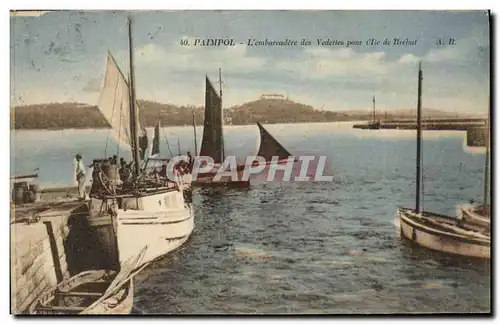 Ansichtskarte AK Paimpol L embarcadere des Vedettes Pour l Ile de Brehat Bateaux